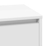 Bedside Cabinet White 71 x 34.5 x 75 cm Engineered wood 869634