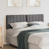 Upholstered Headboard with Headboard Brown and Dark Grey 140 cm 880179