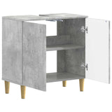 Bathroom Sink Cabinet ARNHEM Concrete Grey 59.5 x 31.5x 59 cm 896568