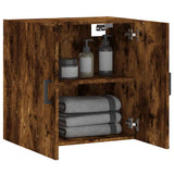 Wall Cabinet Smoked Oak 60x31x60 cm Engineered Wood 829969