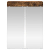 Bathroom Mirror Cabinet TULUM Smoked Oak 60 x 16.5 x 78 cm 880366