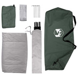 Camping Tent with Roof Army Green 190 x 140 x 105 cm 42028630