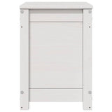 Storage Box White 60x32x45.5 cm Solid Wood Pine 823545