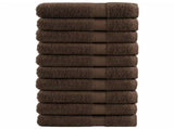 Premium Sauna Towels "SOLUND" 10 pcs Brown 80x200 cm 600 gsm 137244