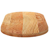 Table Top Light Brown 120x60x4 cm Solid Wood Oak Oval 4009075