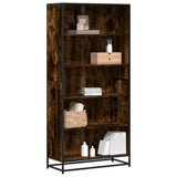 Bookcase Smoked Oak 80.5x35x170.5 cm Engineered Wood 3300857
