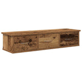 Wall Cabinet Old Wood 88x26x18,5 cm Engineered Wood 855860