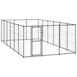 Outdoor Dog Kennel Steel 21.78 m 3082323