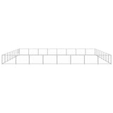 Dog Kennel Silver 64 m Steel 3082190
