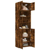 Storage Cabinet Smoked Oak 70x42.5x225 cm Engineered Wood 3281319