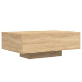 ZNTS Coffee Table with LED Lights Sonoma Oak 85x55x31 cm 836611