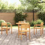 Garden Chairs 4 pcs 50x53x80 cm Solid Wood Acacia 4108139