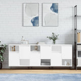 Sideboards 3 pcs White Engineered Wood 3190149