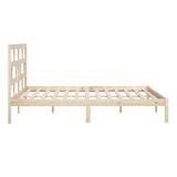 3101238 Bed Frame without Mattress Solid Wood Pine 200x200 cm