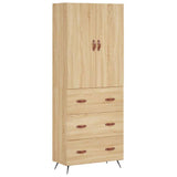 Highboard Sonoma Oak 69.5x34x180 cm Engineered Wood 3195822