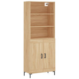 Highboard Sonoma Oak 69.5x34x180 cm Engineered Wood 3189960