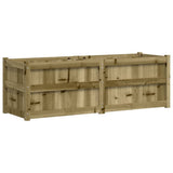 Garden Planter 150x50x50 cm Impregnated Wood Pine 837488