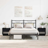 Nightstand 2 pcs Black Oak 45 x 34 x 44 cm Engineered Wood 863338