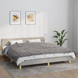 Weighted Blanket Grey 155x220 cm 11 kg Fabric 350777