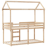 Bunk Bed without Mattress 75x190 cm Small Single Solid Wood Pine 3282129