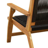 Garden Furniture 2 pcs Black 67 x 76 x 73 cm Solid Acacia Wood 367831