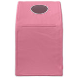 Bed Tunnel for Kids Loft Bed 2 pcs Pink Polyester 893705