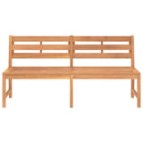 Garden Bench Warm Wood Tone Teak Wood Large Durable 316636