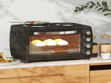 36L Small Oven with 2 Hot Plates, Countertop Toaster Oven, Grill, Roast, Bake, Boil, with Timer, T3398P344216