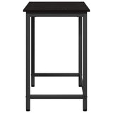 Table Black Oak 100 x 50 x 76.5 cm Engineered Wood and Steel 873768