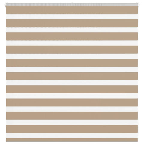 ZNTS Zebra Blind Sand Brown 150x100 cm Fabric Width 145.9 cm Polyester 4014531