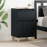 Bedside Cabinet 2 pcs Black Oak 40 x 35 x 70 cm Engineered Wood 881238