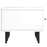 TV Cabinet High Gloss White 150x36x30 cm Engineered Wood 829166