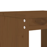Garden Bar Set Honey brown Solid pine wood Large Seats Many 3157760