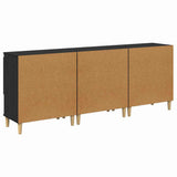 Sideboards 3 pcs Black Oak 60 x 35 x 70 cm Engineered Wood 3415593