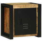 Bathroom Furniture Set with Shelf 4 pcs Brown Solid Mango Wood 3305650