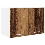 Hanging Cabinet 2 pcs Old Wood and White 60 x 31 x 40 cm 884175