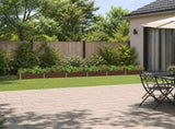 Raised Garden Bed Black 480 x 40 x 24 cm cold-rolled steel 8006363