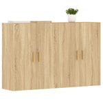 Wall Mounted Cabinets 2 pcs Sonoma Oak Engineered Wood 3197875