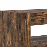 Sideboard Smoked Oak 116 x 30 x 75 cm Engineered Wood 3333880