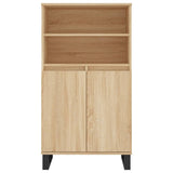 Highboard Sonoma Oak 60x36x110 cm Engineered Wood 831495