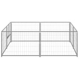 Dog Kennel Silver 4 m Steel 3082118