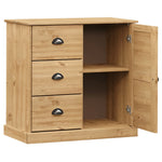 Sideboard with Drawers VIGO 78x40x75 cm Solid Wood Pine 353199