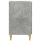 Bedside Table Concrete Grey 43 x 39.5 x 66.5 cm Engineered Wood 895018
