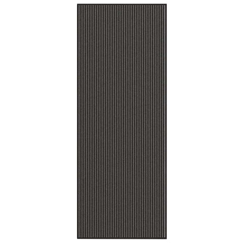 ZNTS Doormat Stripe Black and Grey 115x300 cm 4105598