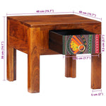 Bedside Cabinet 2 pcs 40x40x36 cm Solid Wood Acacia 4016488