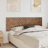 Bed Headboard Natural Solid Teak Wood 42024569