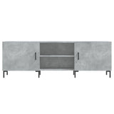 TV Cabinet Concrete Grey 150x30x50 cm Engineered Wood 829104