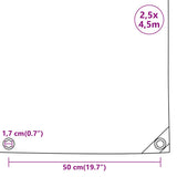 Tarpaulin Blue 2.5x4.5 m 650 g/m 156061