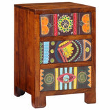 ZNTS Bedside Cabinet 40x40x60 cm Solid Wood Acacia 4016491