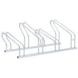 Bicycle Stand for 4 Bikes Floor Freestanding Galvanised Steel 4005575